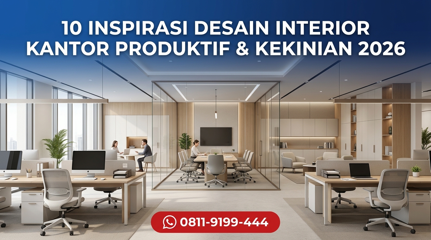 10 Inspirasi Desain Interior Kantor yang Produktif dan Kekinian 2026