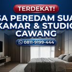 TERDEKAT! Jasa Peredam Suara Kamar & Studio di Wilayah Cawang & Sekitarnya