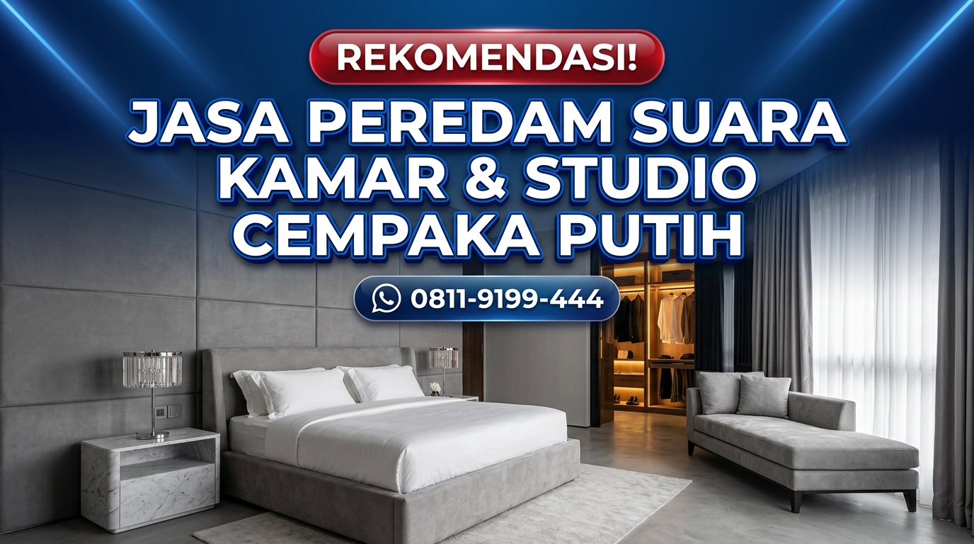 REKOMENDASI! Jasa Peredam Suara Kamar & Studio di Cempaka Putih – Bebas Konsultasi & Survey Lokasi