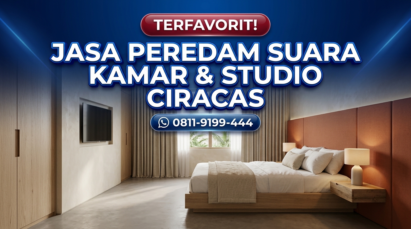 TERFAVORIT! Jasa Peredam Suara Kamar & Studio Ciracas – Berpengalaman Sejak 2011