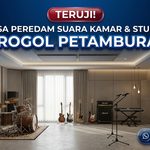 TERUJI! KONTRAKTOR PEREDAM SUARA KAMAR & STUDIO DI GROGOL PETAMBURAN YANG BAGUS & RAPI