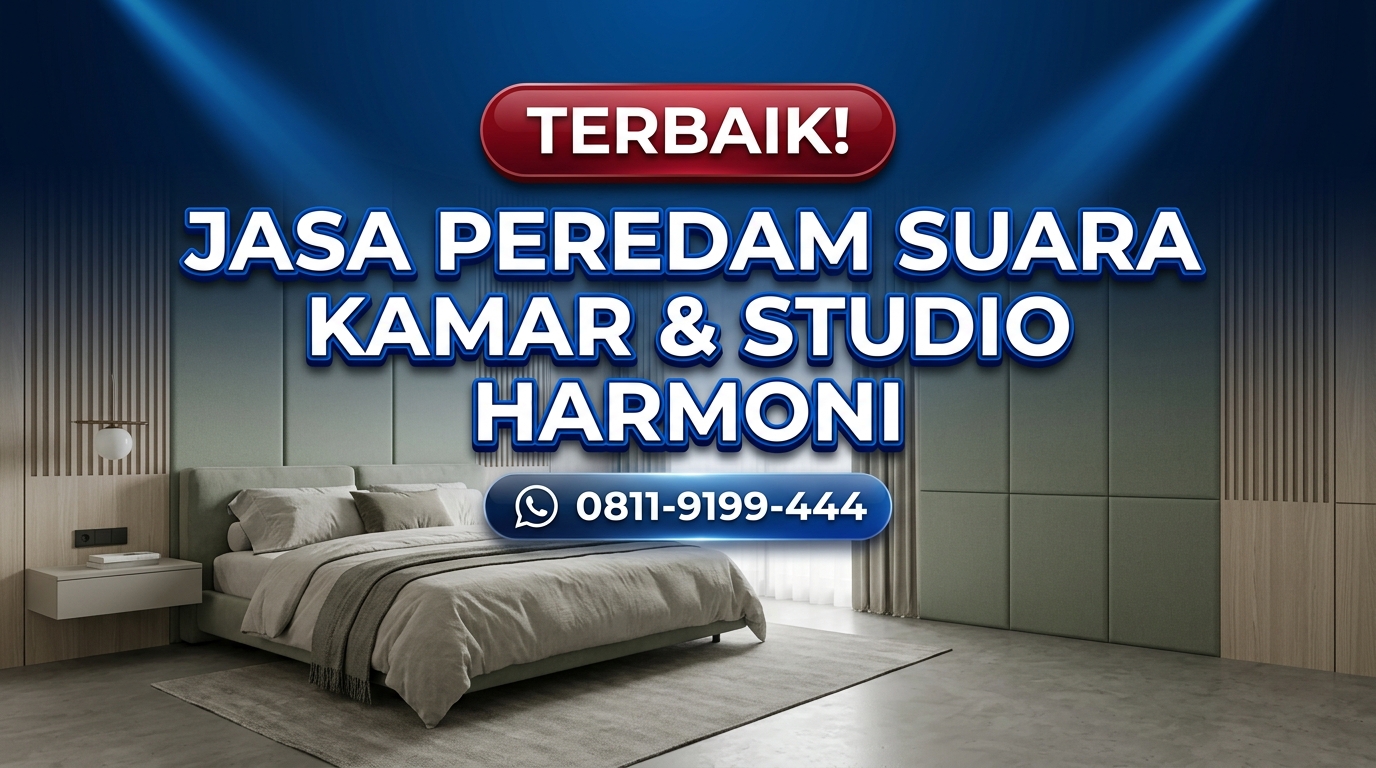TERBAIK! Jasa Peredam Suara Kamar & Studio di Harmoni – Pengerjaan Rapi & Presisi