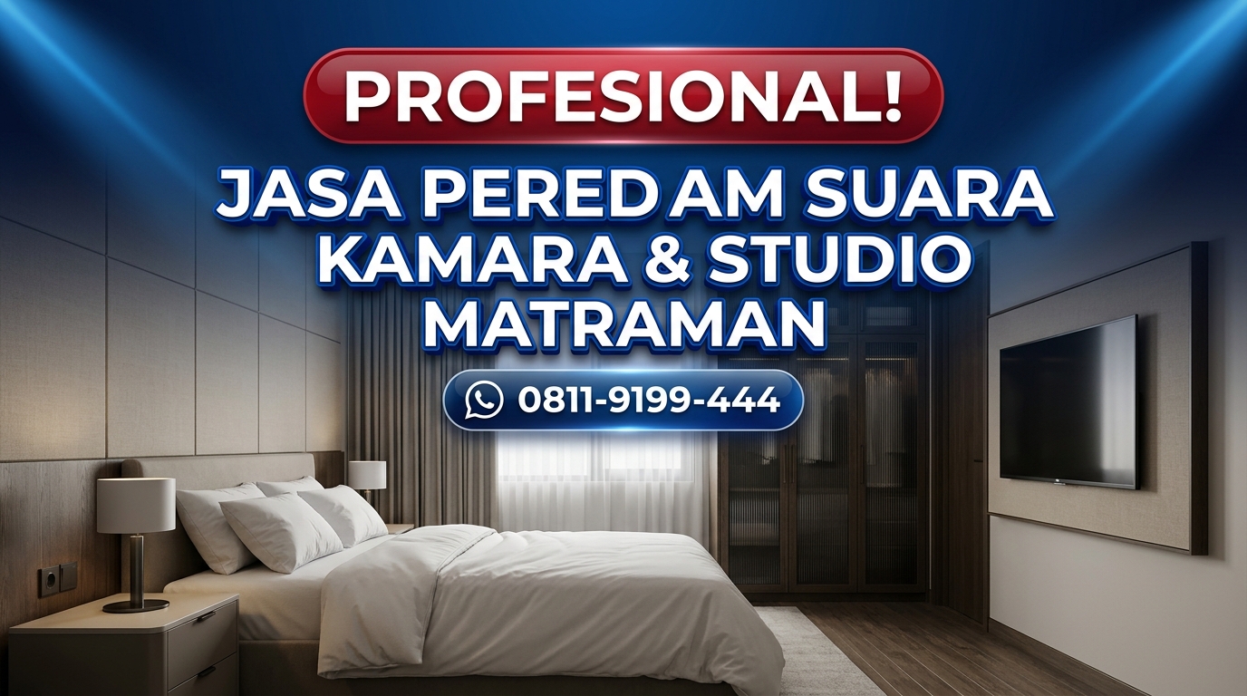 PROFESIONAL! Jasa Peredam Suara Kamar & Studio di Matraman – Pengerjaan Rapi & Presisi