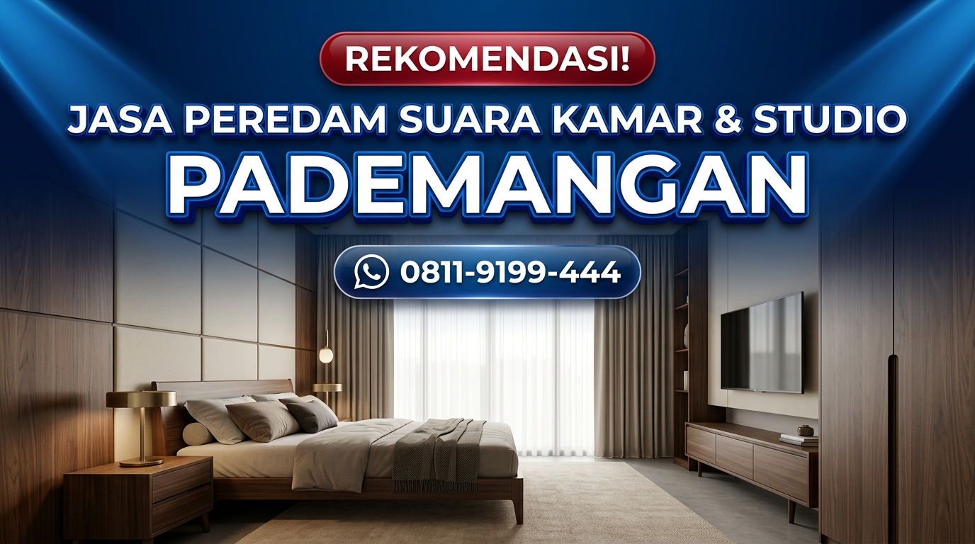 REKOMENDASI! Jasa Peredam Suara Kamar & Studio Pademangan – Hasil Rapi & Awet Tahan Lama