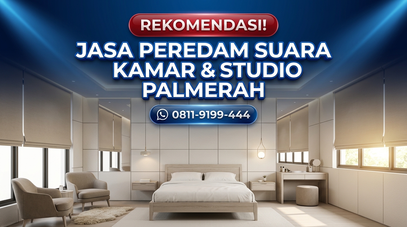 REKOMENDASI! Jasa Peredam Suara Kamar & Studio Palmerah – Harga Bersaing & Tepat Waktu