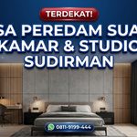 TERDEKAT! Jasa Peredam Suara Kamar & Studio di Wilayah Sudirman & Sekitarnya