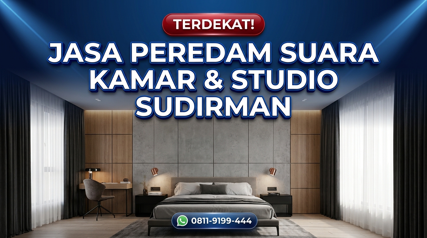 TERDEKAT! Jasa Peredam Suara Kamar & Studio di Wilayah Sudirman & Sekitarnya